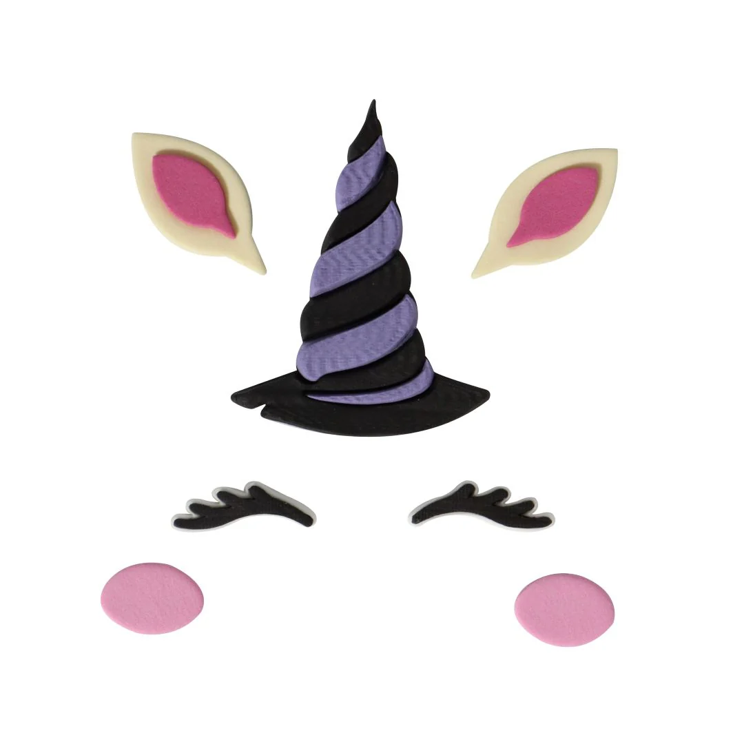 PME Witch Unicorn Edible Decorations