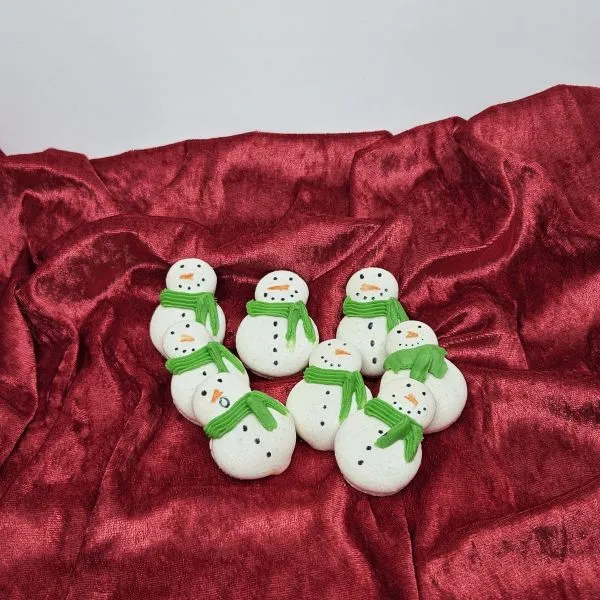 Snow Macarons
