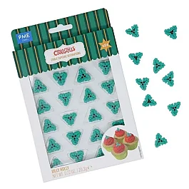 PME Christmas Edible Sugar Decorations - Jolly Holly