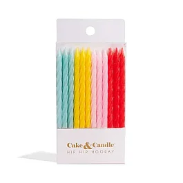 Cake & Candle Fun Combo Spiral Candles