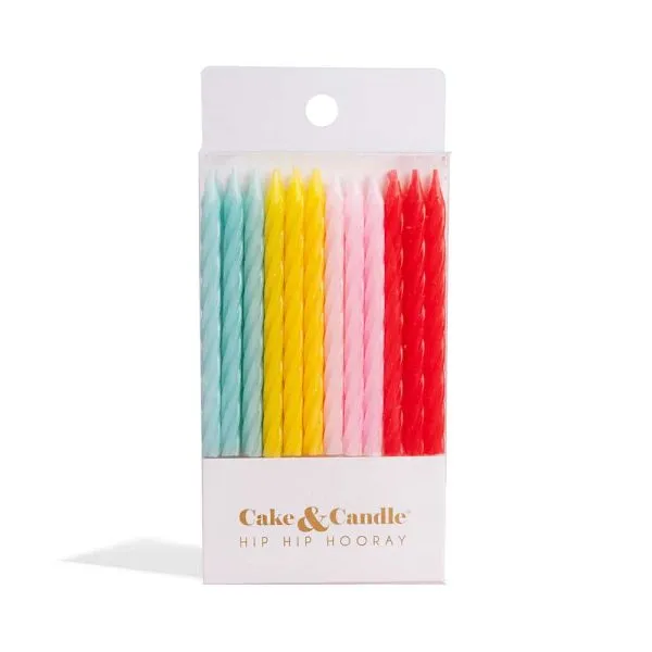 Cake & Candle Fun Combo Spiral Candles