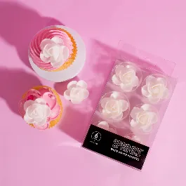 Sprinks White Wafer Rosettes