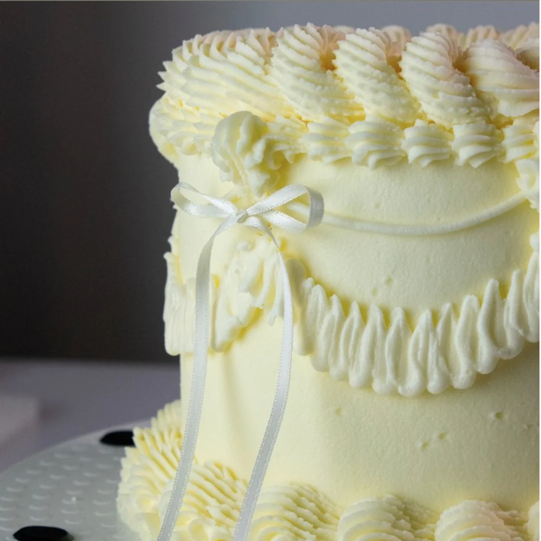 PME Ribbon Bow Cake Toppers White