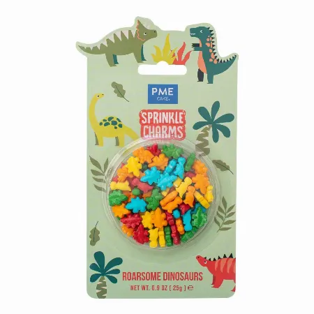 PME Sprinkle Charms - Roarsome Dinosaurs