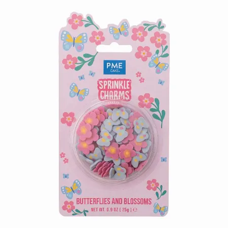 PME Sprinkle Charms - Butterflies & Blossoms