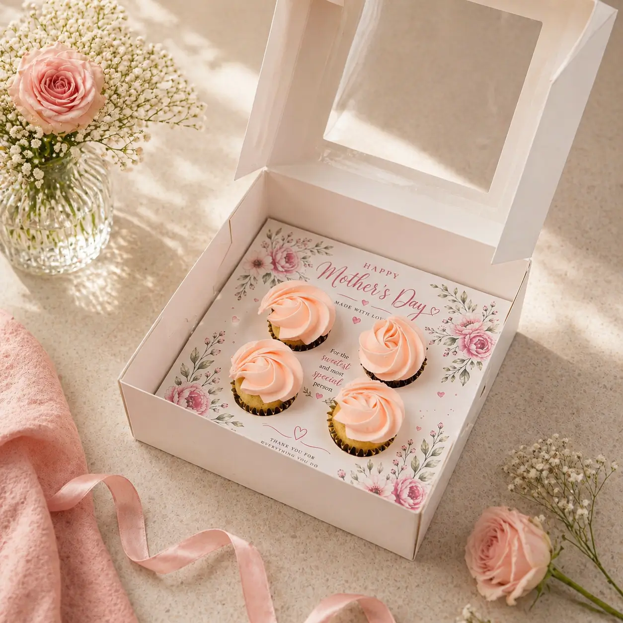 Pretty in Pink Cupcakes