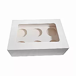 6 hole mini cupcake box