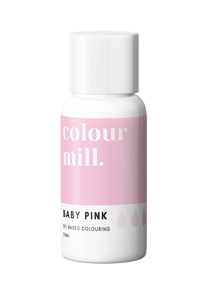 Oil Based Colouring 20ml Baby Pink