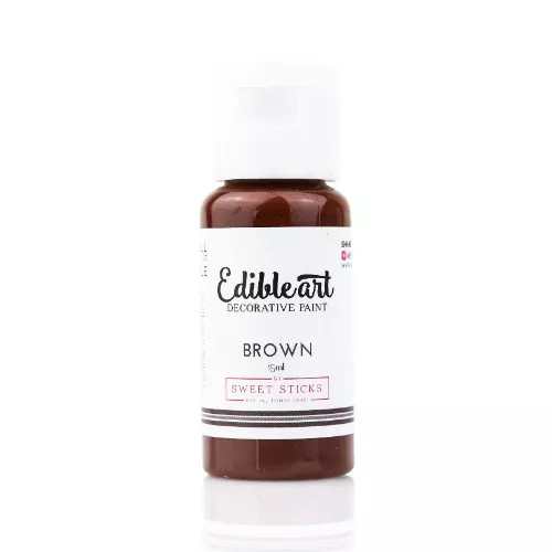 Sweet Sticks Edible Art Paint Brown