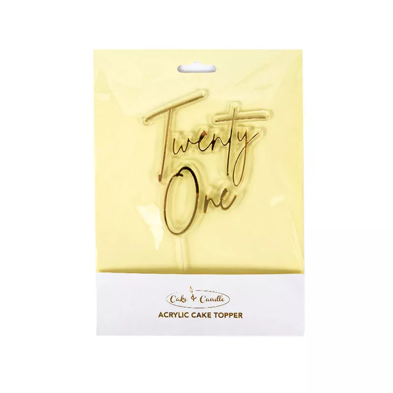 Twenty One - Gold/Clear