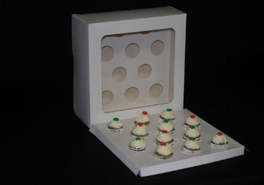 12 hole mini cupcake box