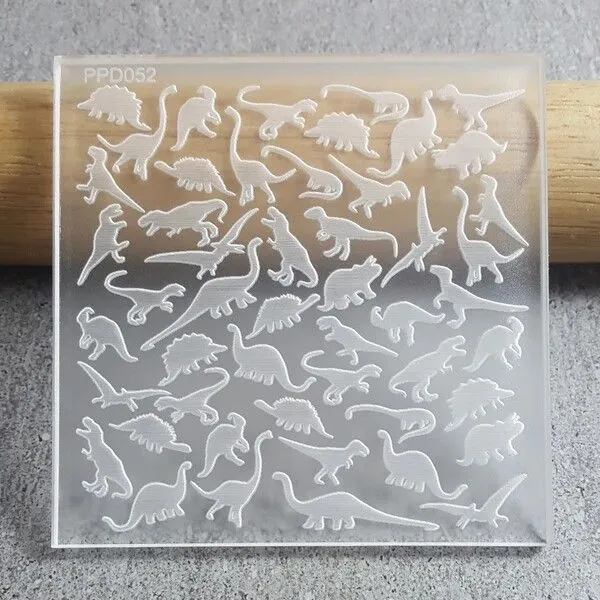 Custom Cookie Cutters Dinosaur Pattern Plate
