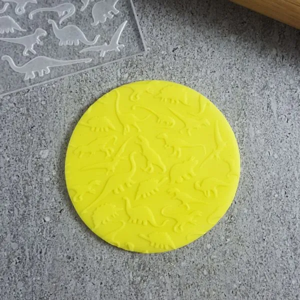 Custom Cookie Cutters Dinosaur Pattern Plate