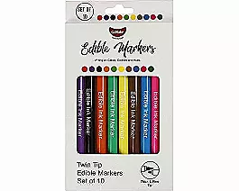 Edible Marker 10 Pack  Assorted