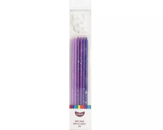 GoBake Purple Orchid 18cm Candles