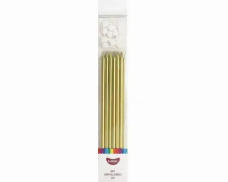 GoBake Gold 18cm Candles