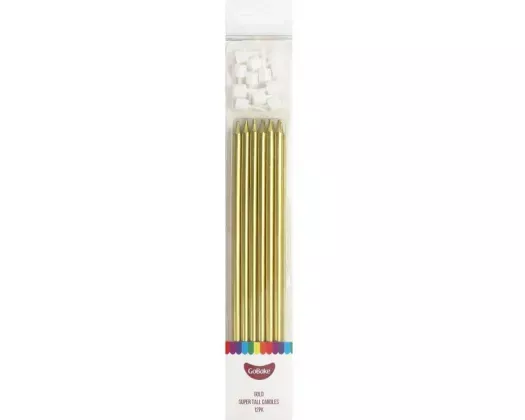 GoBake Gold 18cm Candles
