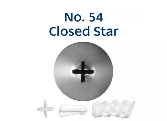 No54 Closed Star Piping Tip