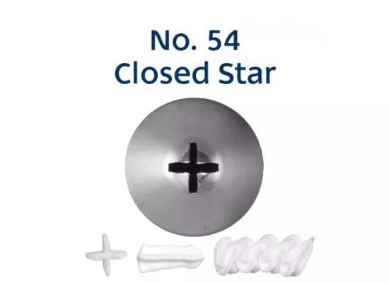 Loyal No.54 Closed Star Piping Tip