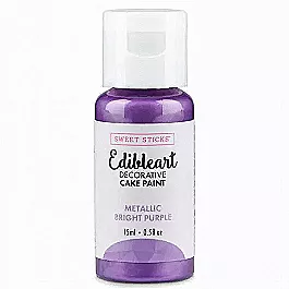 EdibleArt Paint - Metallic Bright Purple