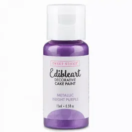 Sweet Sticks EdibleArt Paint - Metallic Bright Purple