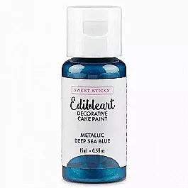 EdibleArt Paint - Metallic Deep Sea Blue