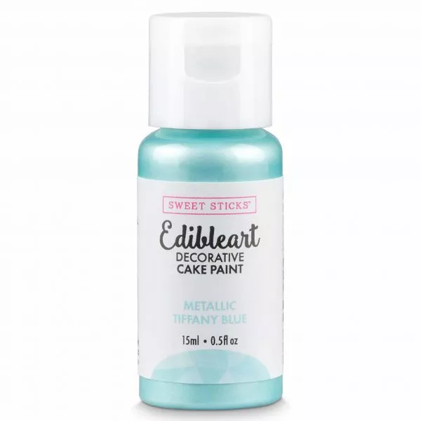 Sweet Sticks EdibleArt Paint - Metallic Tiffany Blue