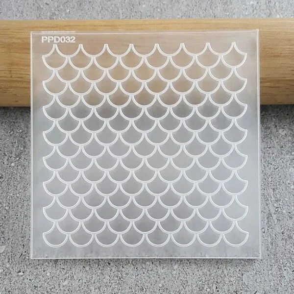 Custom Cookie Cutters Scales Pattern Plate