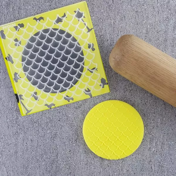 Custom Cookie Cutters Scales Pattern Plate