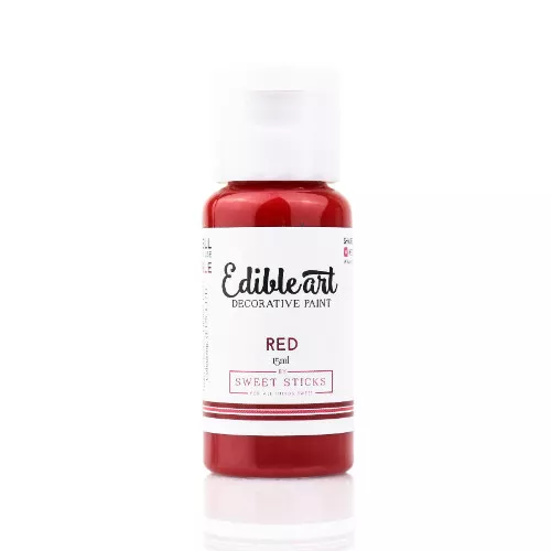 Sweet Sticks Edible Art Paint -Red