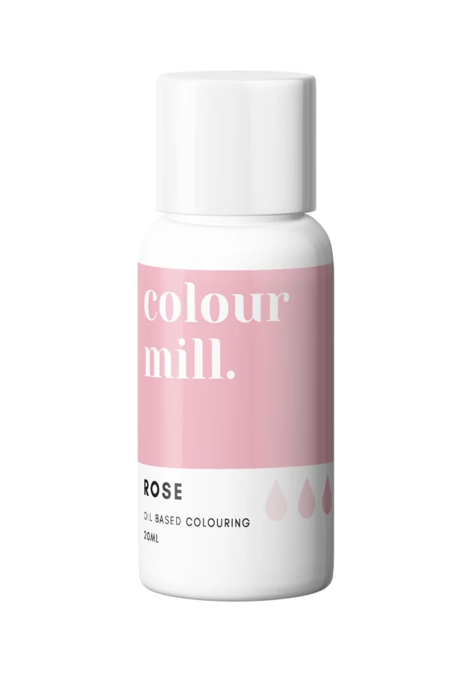 Oil Based Colouring 20ml Rose