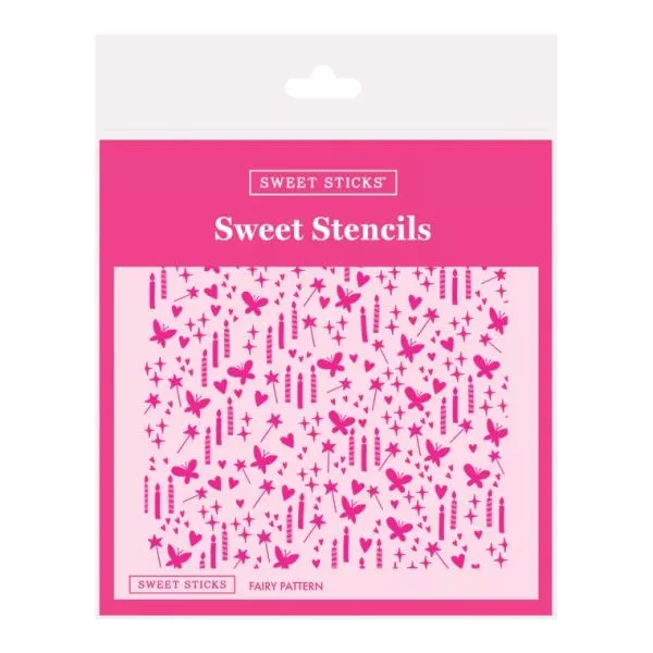 Sweet Sticks Fairy Pattern Stencil