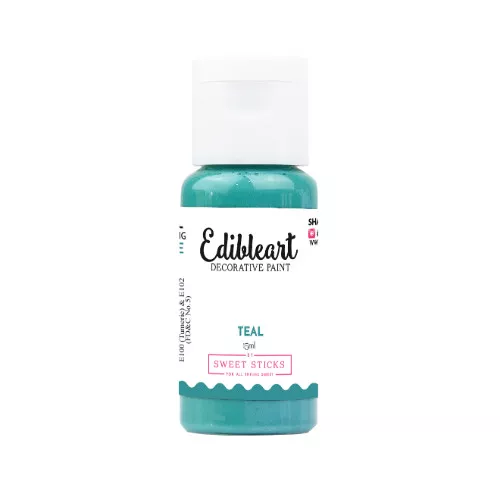 Sweet Sticks Edible Art Paint -Teal