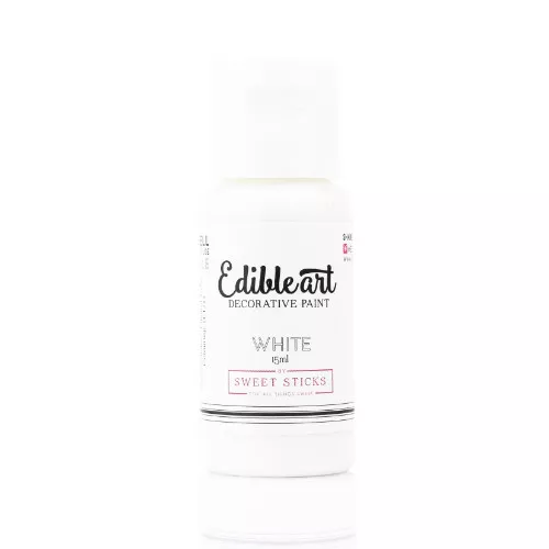 Sweet Sticks Edible Art Paint White