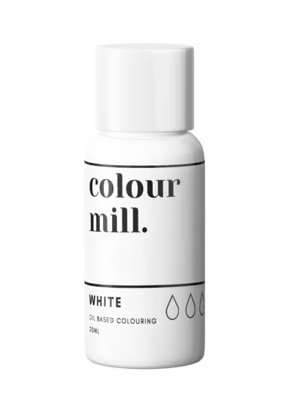 Oil Based Colouring 20ml White