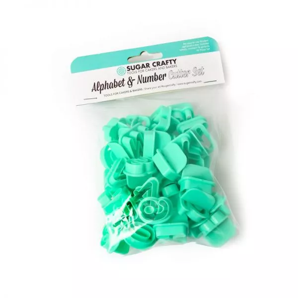 Sugar Crafty Alphabet and Number Cutter Set (40 Pieces)