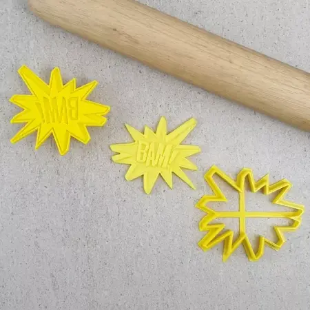 Custom Cookie Cutters Bam cutter and embosser