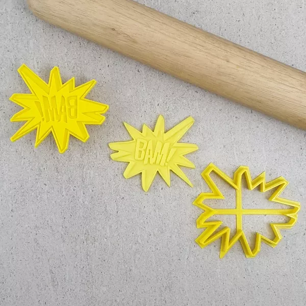 Custom Cookie Cutters Bam cutter and embosser