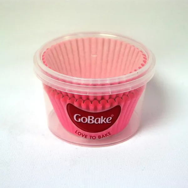 GoBake Bright Pink Baking Cups