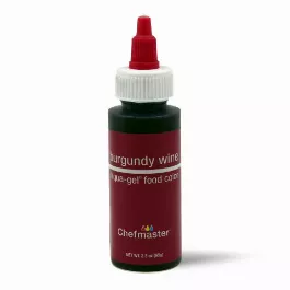 Chefmaster Burgundy LiquaGel Food Coloring 65g