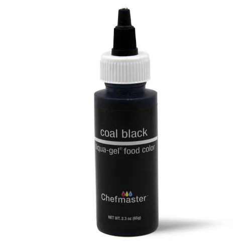 Chefmaster Coal Black Liqua-Gel Food Coloring 65g