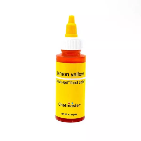 Chefmaster Lemon Yellow LiquaGel Food Coloring 65g