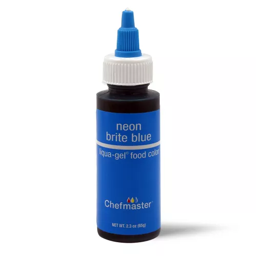 Neon Brite Blue LiquaGel Food Coloring 65g