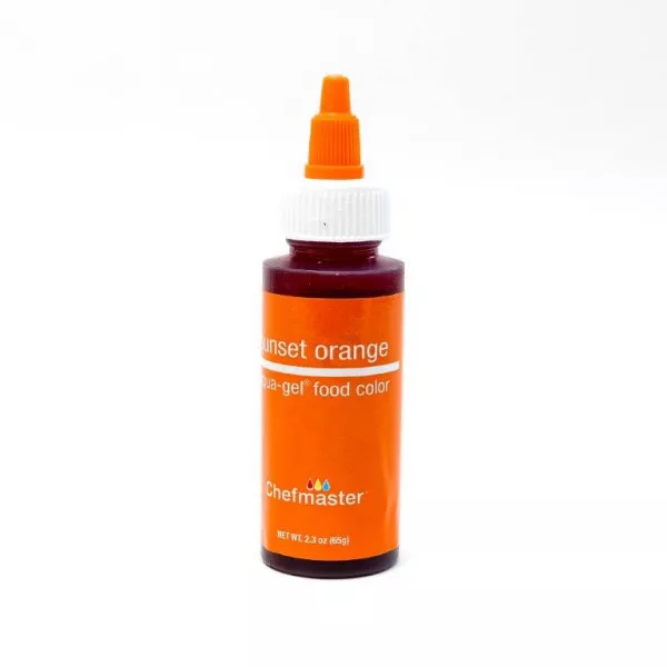 Chefmaster Sunset Orange LiquaGel Food Coloring 65g