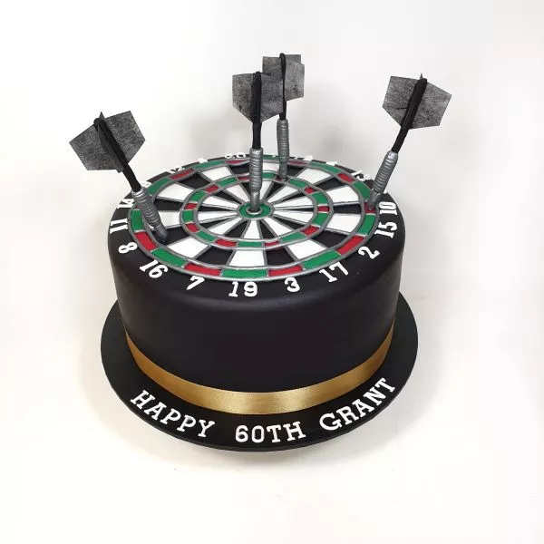 Dart Board Cake