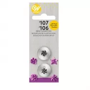 Wilton Left Handed Drop Flower Tips
