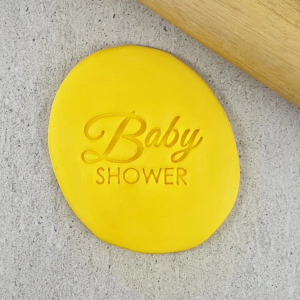 Custom Cookie Cutters Baby Shower Embosser