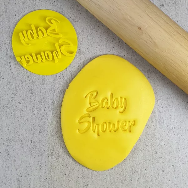 Custom Cookie Cutters Baby Shower Embosser 2