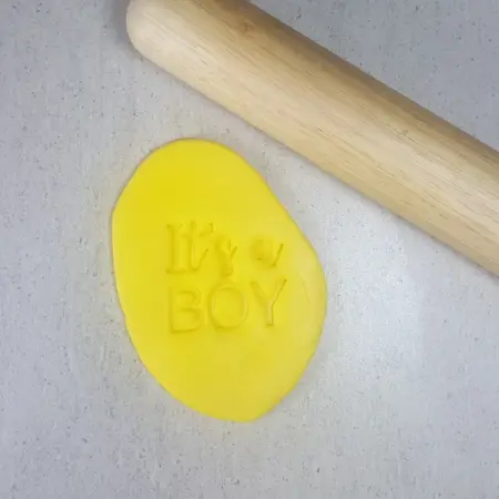 Custom Cookie Cutters It's a Boy Embosser