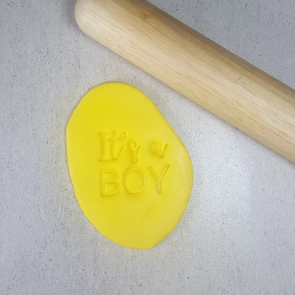 Custom Cookie Cutters It's a Boy Embosser
